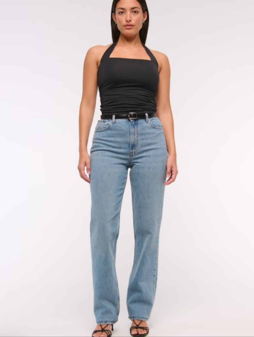 Abercrombie & Fitch Light Blue Straight Leg Jeans